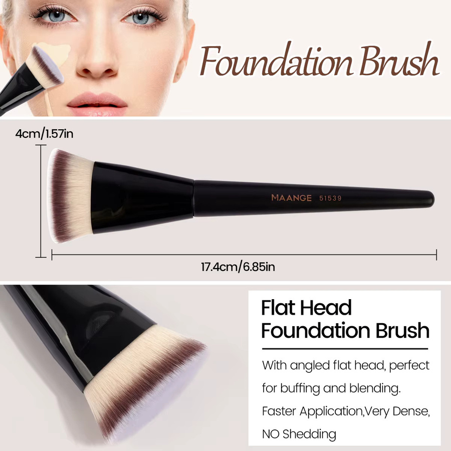 MAANGE Make-up-Pinsel-Set, 3-teilig, mit Box - Bild 3