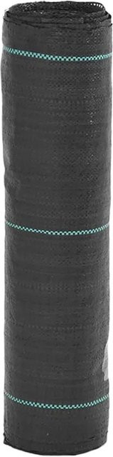 vidaXL Unkrautvlies aus Polypropylen in Schwarz, Breite: 0,5 m, Länge: 50 m - Bild 1
