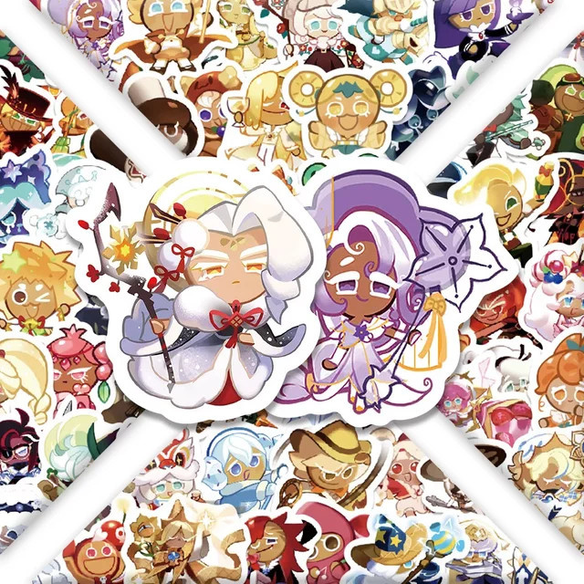 GOGOTU Cookie Run Kingdom Cartoon-Aufkleber, 100 Stück - Bild 1