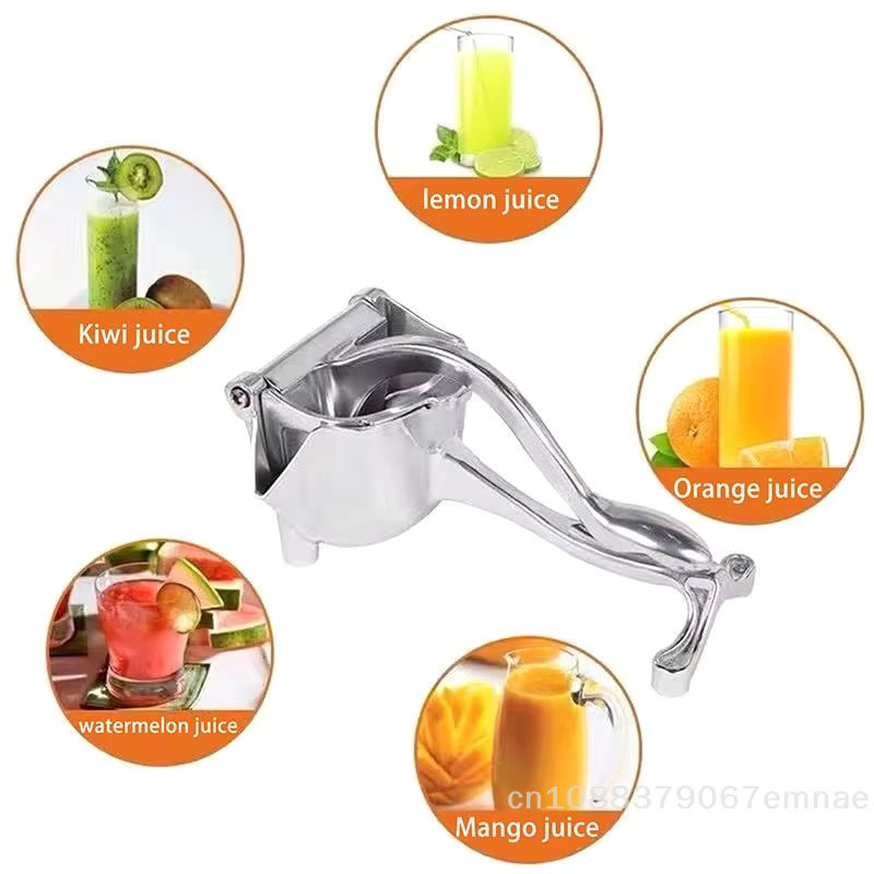 JETTING Zitruspresse aus Metall in Silber für Orangen, Limetten und Granatäpfel – Manuelle Handpresse als Küchenwerkzeug - Bild 2