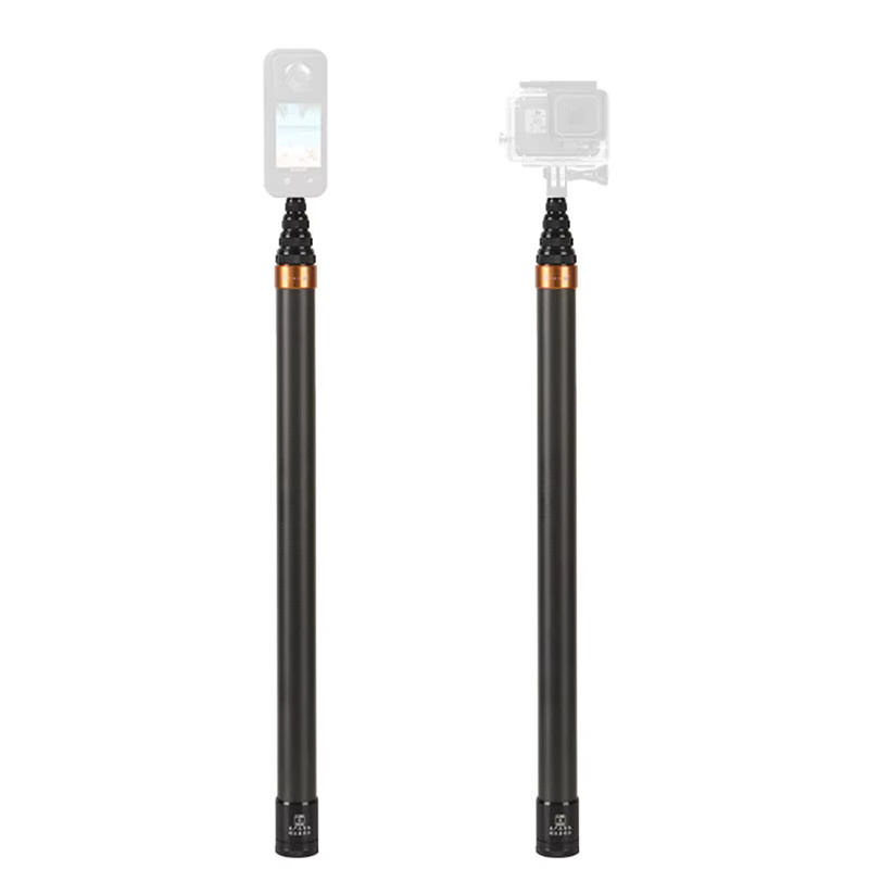 3M Carbon Fiber Invisible Extended Edition Selfie Stick für Insta360 Action Kamera in Schwarz - Bild 2