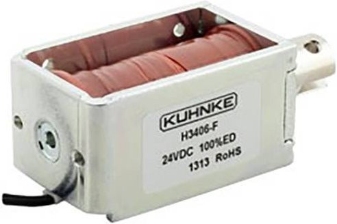 Kendrion Hubmagnet H3406-F-24V DC in Silber, 24 V/DC, 8W, Kraft 0.6 N bis 6 N - Bild 1