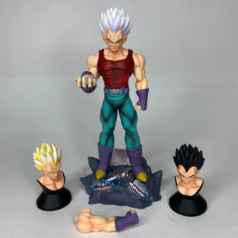 Bandai Dragon Ball Beijita Super Saiyajin Leuchtkugel Modellstatue Puppe - Bild 3