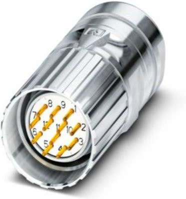 Phoenix Contact M23 Kabelsteckverbinder CA-12P1N8A80DN Silber - Bild 1