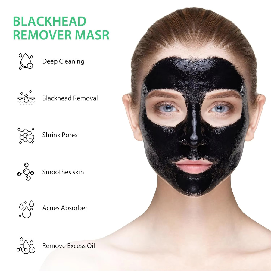 jaysuing Aktivkohle Peel-Off-Maskencreme, für normale Haut - Bild 2