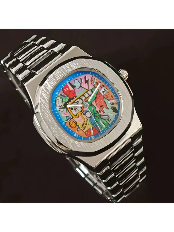 STARPERISH Armbanduhr Edelstahl, Quarz, Blau, Herren - Bild 6