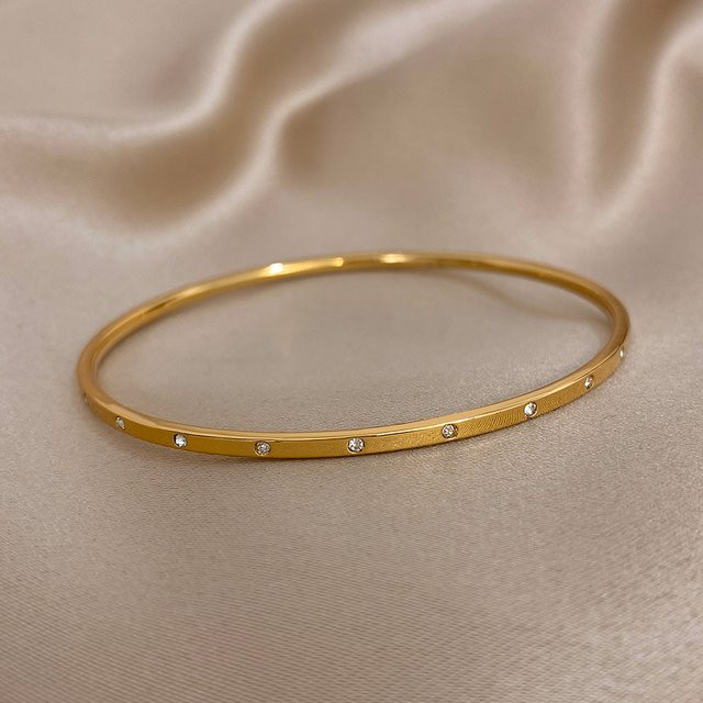AENSOA Armband, Edelstahl, Gold, Unisex - Bild 1