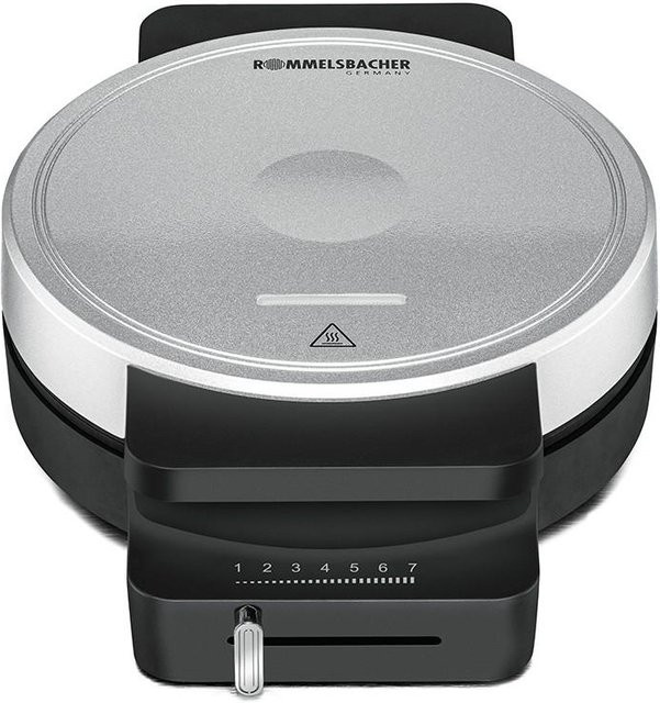 Rommelsbacher Waffeleisen WA 850 in Schwarz und Silber - Bild 1