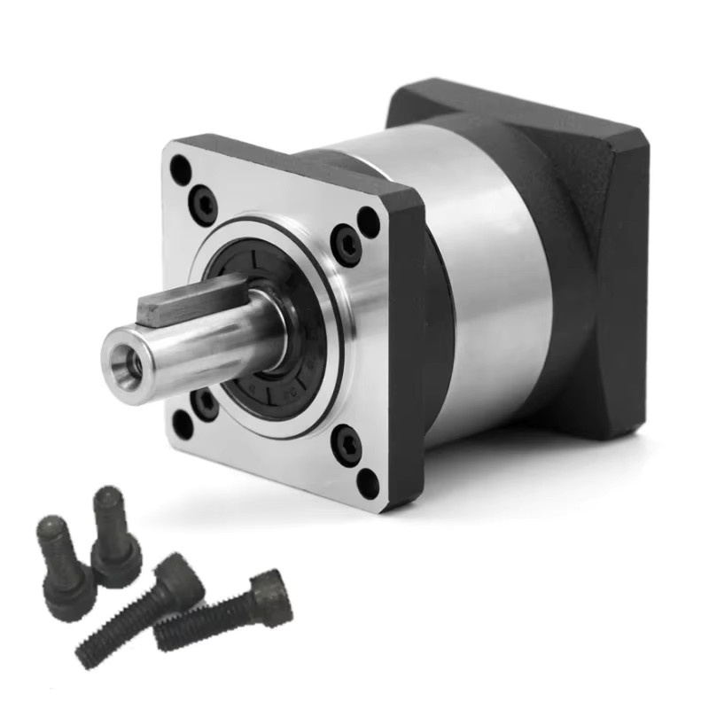 Nema 23 Planetengetriebe für 57 mm Schrittmotor in Silber mit Untersetzungsverhältnissen von 4:1 bis 50:1 für bis zu 4000 U/min - Bild 2