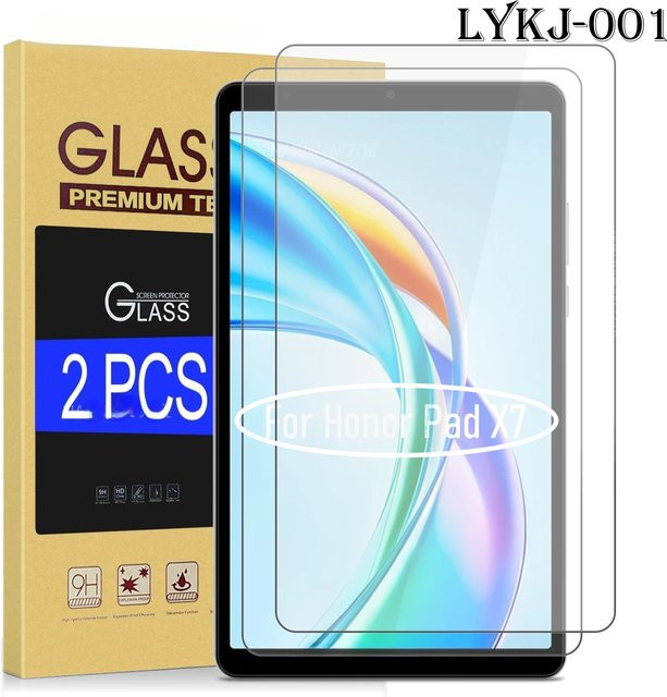 2er-Pack Honor Pad Schutzfolie aus gehärtetem Glas, HD Vollabdeckung, transparent, kratzfest 9H, passend für Honor Pad X9A X8a 11 GT 11,5 X7 8,0 - Bild 1