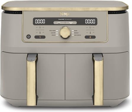 Ninja Dual Zone Digital Air Fryer DZ400EUSTGD von SharkNinja, Grau - Bild 1