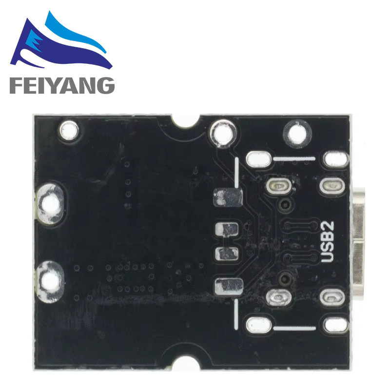SAMIROB USB Typ-C Step-Up Boost Converter Modul mit LED-Display für Lithium-Batterie-Ladegeräte, Schwarz - Bild 3