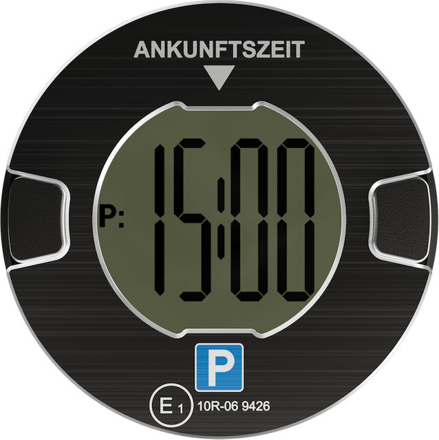 Ooono P-DISC NO1 Elektronische Parkscheibe in Schwarz - Bild 1