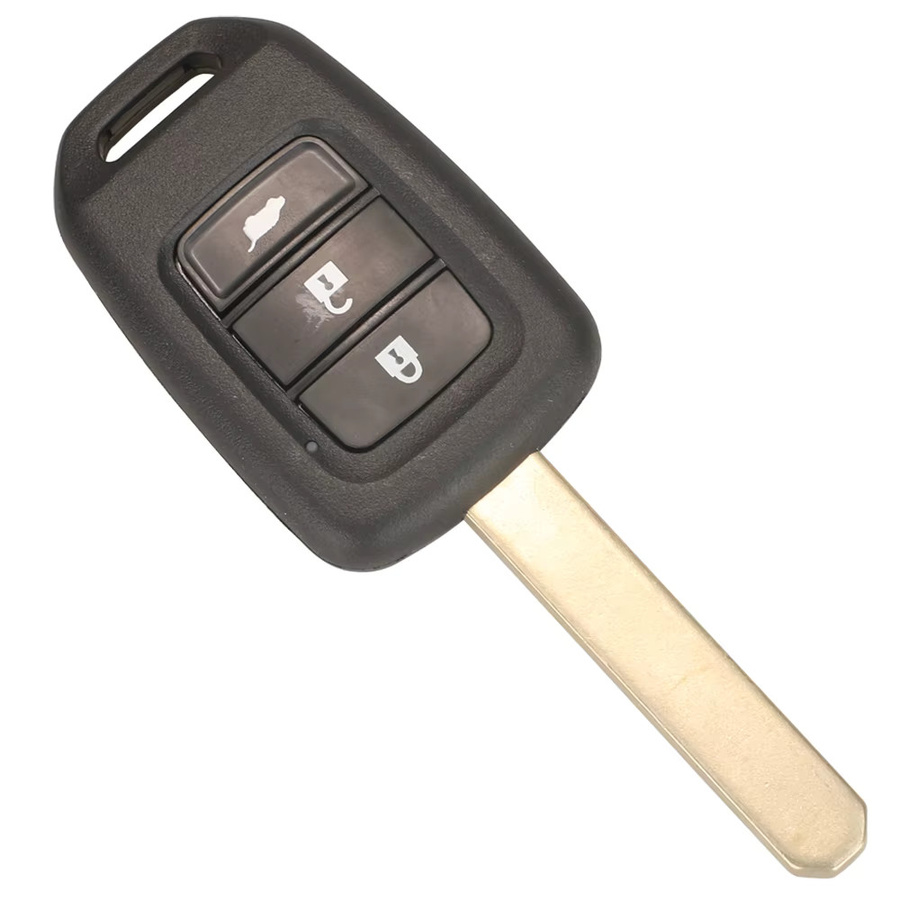 Jingyuqin Remote Key Shell für Honda Accord CR-V Xrv Vezel City Jazz Civic HRV Frv Geländewagen in Schwarz - Bild 2