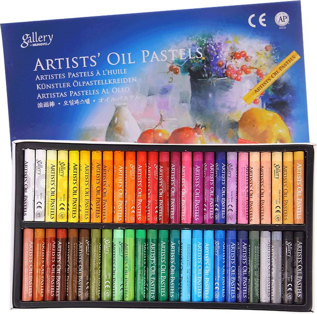 Mungyo Gallery Artists Soft Oil Pastels Profi-Set in Multicolour, wasserlösliche und ungiftige Ölkreiden für professionelle Zeichnungen - Bild 1
