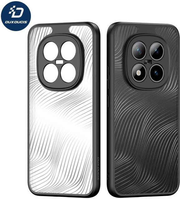 DUX DUCIS Aimo Stoßfeste Handyhülle für Xiaomi Redmi Note 15 Pro 5G und Note 15 Pro Plus in Schwarz mit Matt-Effekt und Anti-Fingerabdruck-Beschichtung - Bild 1