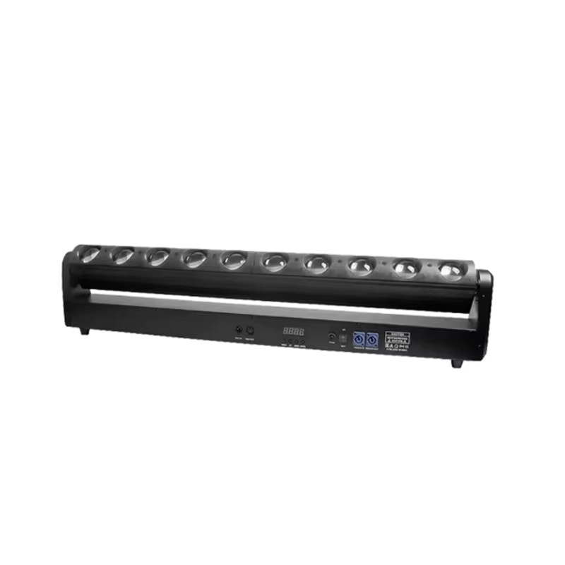 Ybeiyuan LED Spot Bar mit 10 Moving Heads RBGW 4-in-1 Schwarz - Bild 4