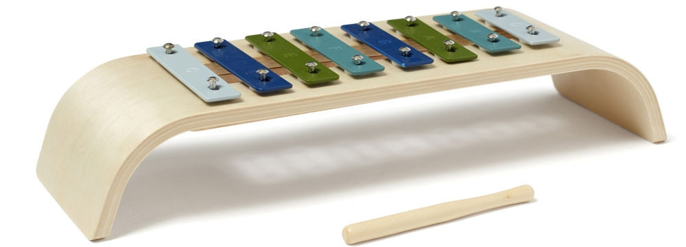 Kids Concept Xylophon, blau, ab 1,5 Jahre - Bild 1