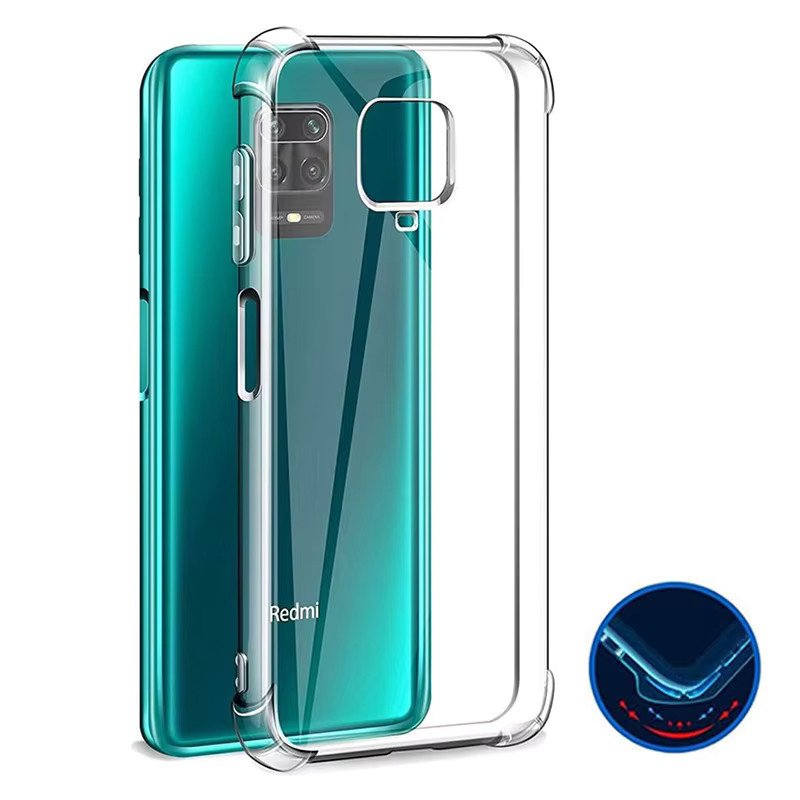 Stoßfeste transparente TPU-Schutzhülle mit Airbag-Funktion für Xiaomi Redmi Note 9, Redmi Note 9s und Redmi Note 9 Pro - Bild 6