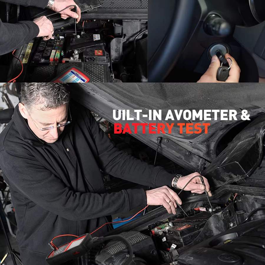 Autel AL539B Elektrischer Batterietester für 12-Volt-Batterien EOBD OBD2 Scanner in Schwarz - Bild 6