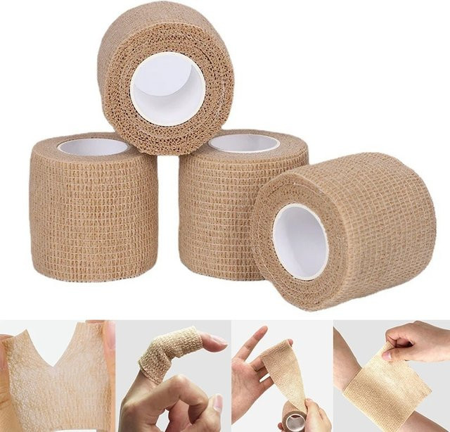 Medizinisches Klebeband, elastisch, atmungsaktiv, 5 Stück, Unisex - Bild 1