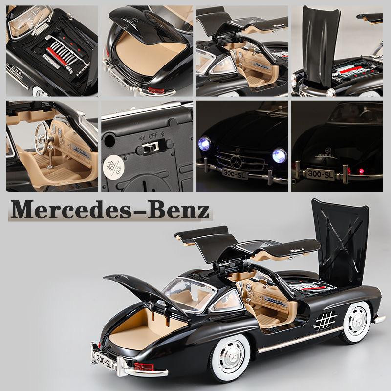 JJRC Mercedes Benz 300SL Oldtimer Automodell 1:24 Legierung grün - Bild 2