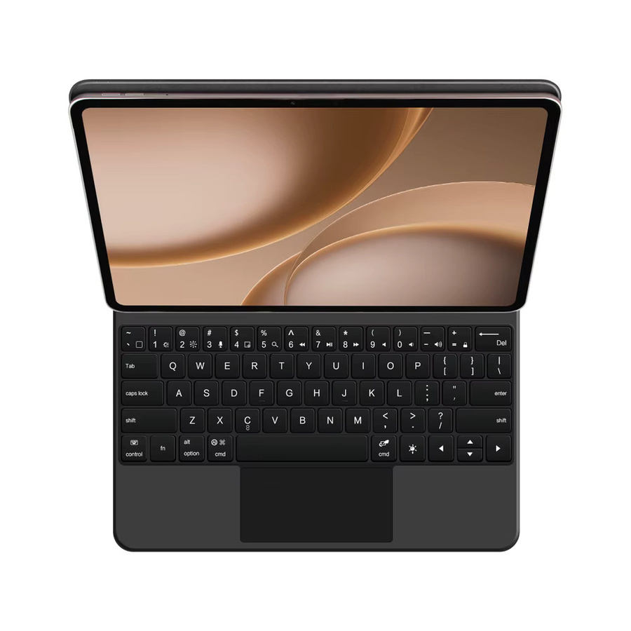 AJIUYU Magic Keyboard mit Trackpad für OPPO Pad 4/4 Pro 13,2 Zoll, Pad 5 Pro 2026 und OnePlus Pad 3/2 Pro 13,2 Zoll, Hülle in Schwarz - Bild 2