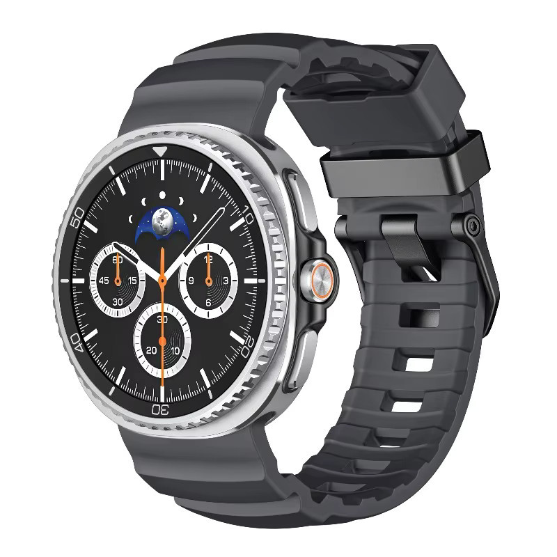 Samsung Silikonarmband, Schwarz, für Galaxy Watch 8, 44/40 mm - Bild 2