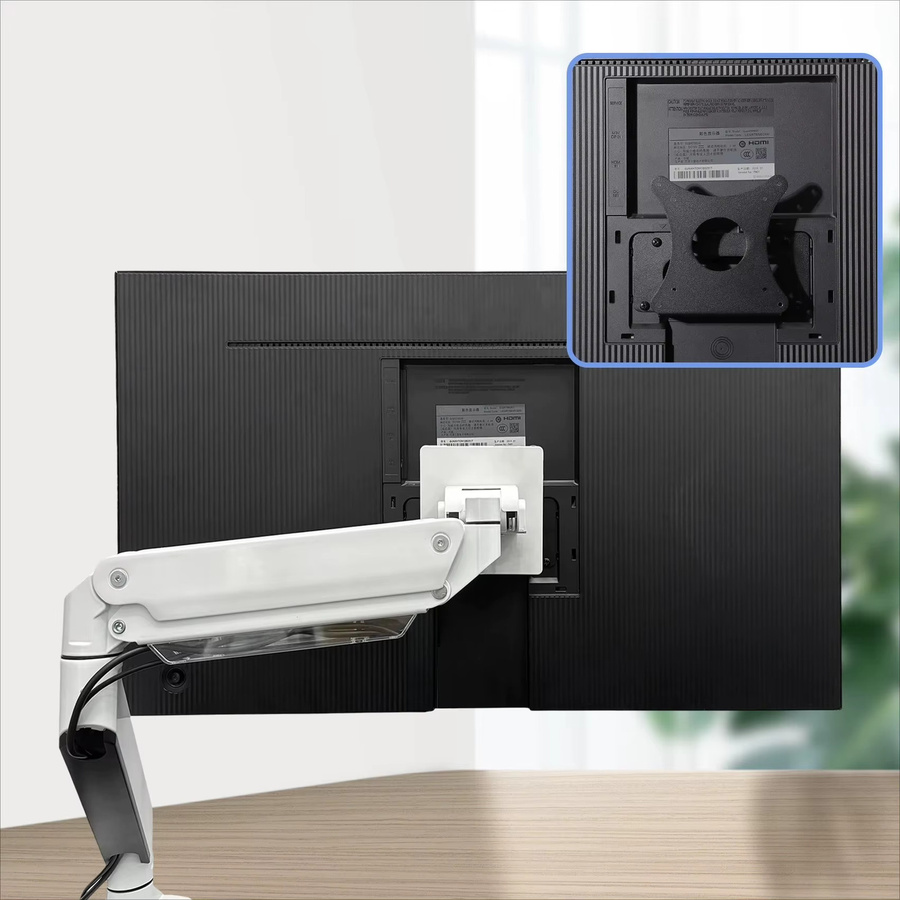 VESA-Adapterhalterung zur Wandmontage für Samsung Space Monitor 27 Zoll und 32 Zoll SR75 LS27R750 S27R750 S32R750 S32R75Q - Bild 4