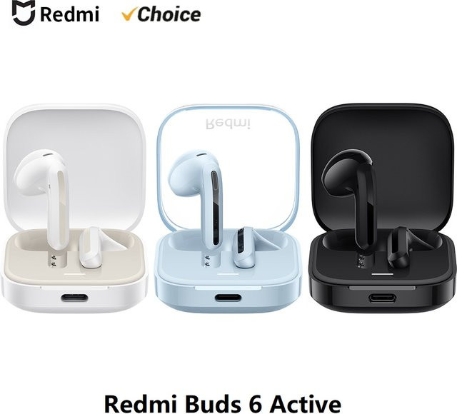 Xiaomi Redmi Buds 6 Vitality Edition Bluetooth 5.4 True Wireless Kopfhörer mit Geräuschunterdrückung und 30 Stunden Akkulaufzeit in Schwarz - Bild 1