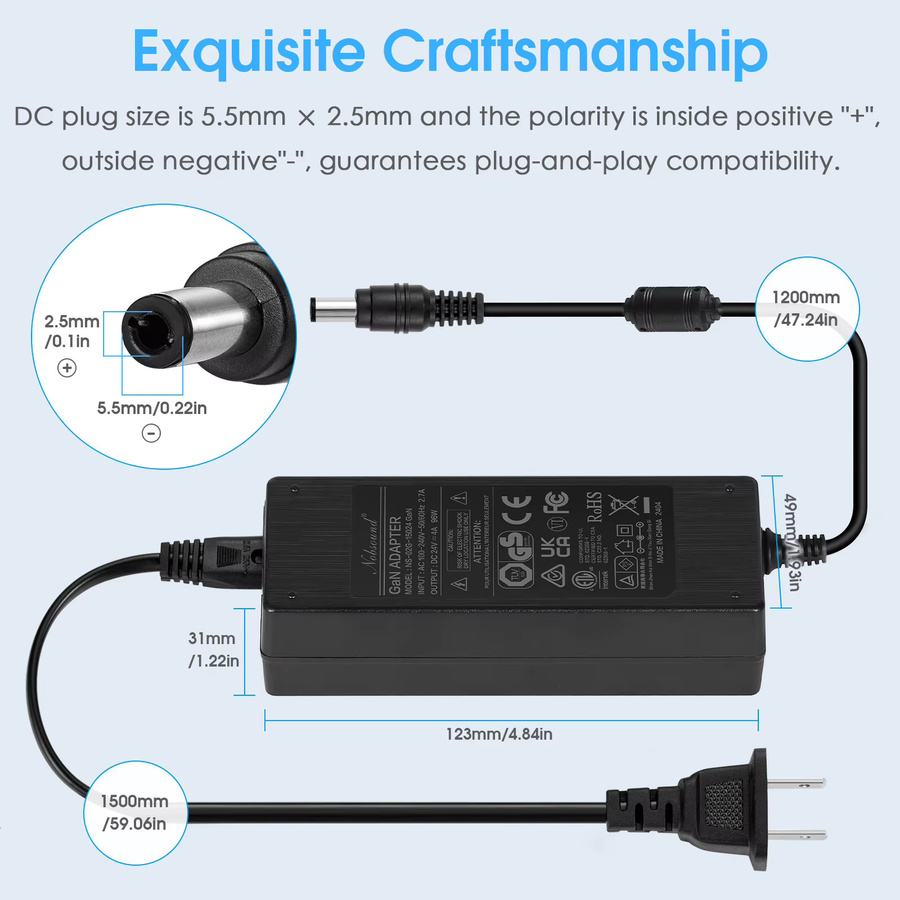 Douk Audio Netzteil Transformator Adapter in Schwarz für Verstärker, Lautsprecher und Monitore - Bild 4
