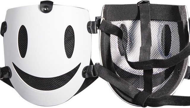 Smiley Gesicht Rollenspiel Maske, Zubehör - Bild 1