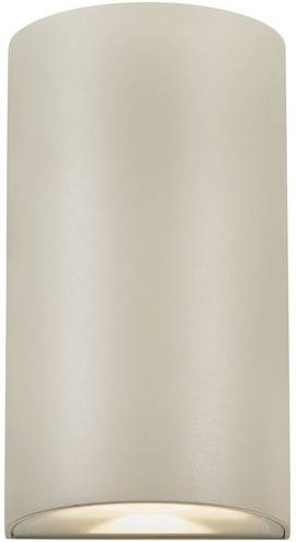 Nordlux Rold Round LED-Außenwandleuchte Up-Down in Sand/Beige mit 10,5W - Bild 1