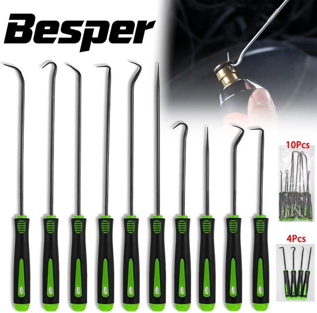 Besper 10-teiliges Präzisions-Öldichtungs-Abziehwerkzeug Set für Auto-Öldichtungen und O-Ringe - Bild 1