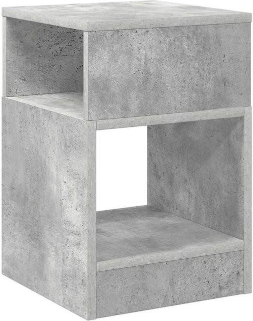 vidaXL Beistelltisch modern in Betongrau aus Holzwerkstoff, B/T/H: 30,0 x 30,0 x 45,0 cm - Bild 1