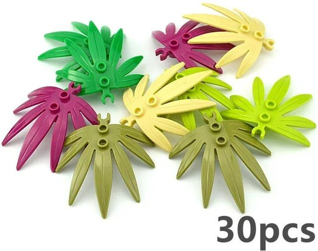 Yiran toy MOC Kokospalmenblätter Aufsätze, Bausteine Set, ab 6 Jahren - Bild 1