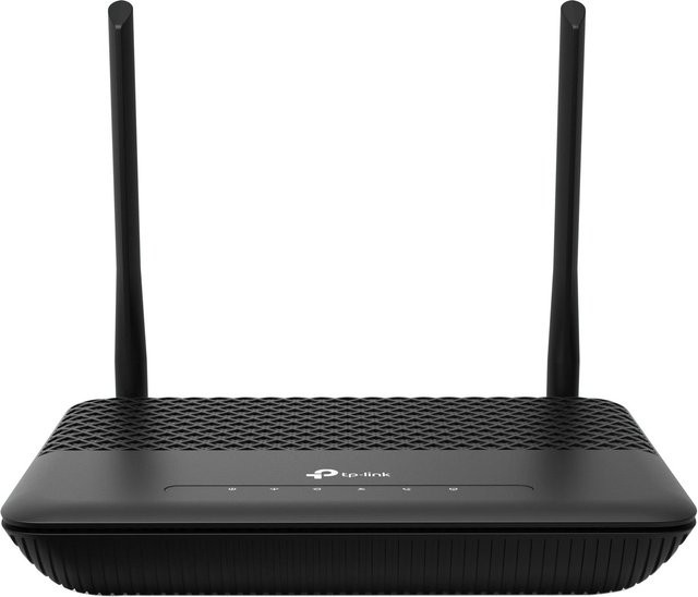 TP-Link TD-W9960V WLAN-Router mit integriertem Modem, VDSL/ADSL, Single-Band 2.4GHz 300MBit/s, Schwarz - Bild 2