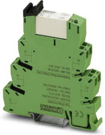Phoenix Contact PLC-RPT-110UC/21HC/RW Interface-Relais, 110 V/DC, 110 V/AC, 6A, 1 Wechsler, Grün, 10 Stück - Bild 1
