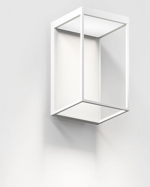 IP44.DE LED-Wandleuchte in Weiß mit Up-Down-Lichtfunktion aus Aluminium und Glas - Bild 1