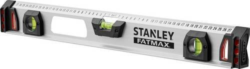 Stanley FatMax II Wasserwaage mit I-Profil und Magnet, Silber, Länge: 60 cm - Bild 1