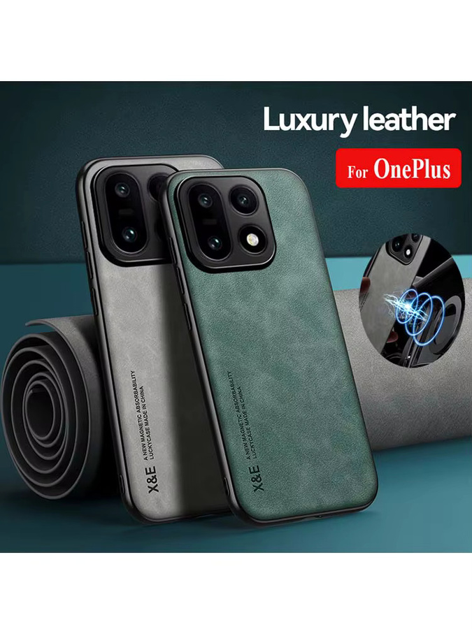 Stoßfeste Magnetische Schutzhülle für OnePlus 15 13 13R 13T ACE6 6T und Nord5 CE5 mit Auto-Halterung in Blau und Grau - Bild 4