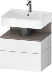 Duravit Waschtischunterschrank Qatego in Weiss, B/T/H: 59 x 47 x 59 cm - Bild 1
