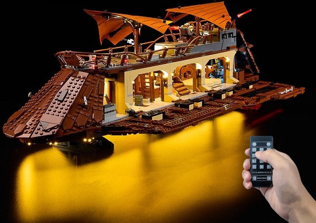 BlockGlow LED-Beleuchtungsset für LEGO Jabba's Sail Barge 75397 - Bild 1