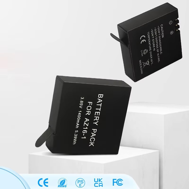 Xiaomi AZ16-1 Akku für Yi 2 4K und Mi Lite Action Kameras, 1400 mAh, 3,85 V, Schwarz - Bild 3
