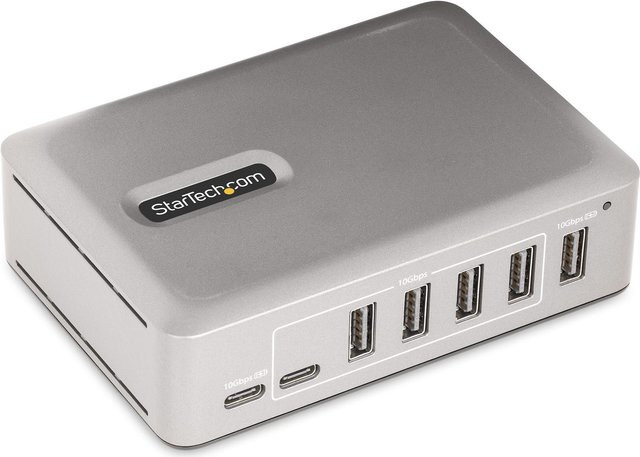 StarTech.com USB-C-Hub 10G5A2CS-USB-C-HUB mit USB 3.2 Gen 2 Schnittstellen in Silber - Bild 1