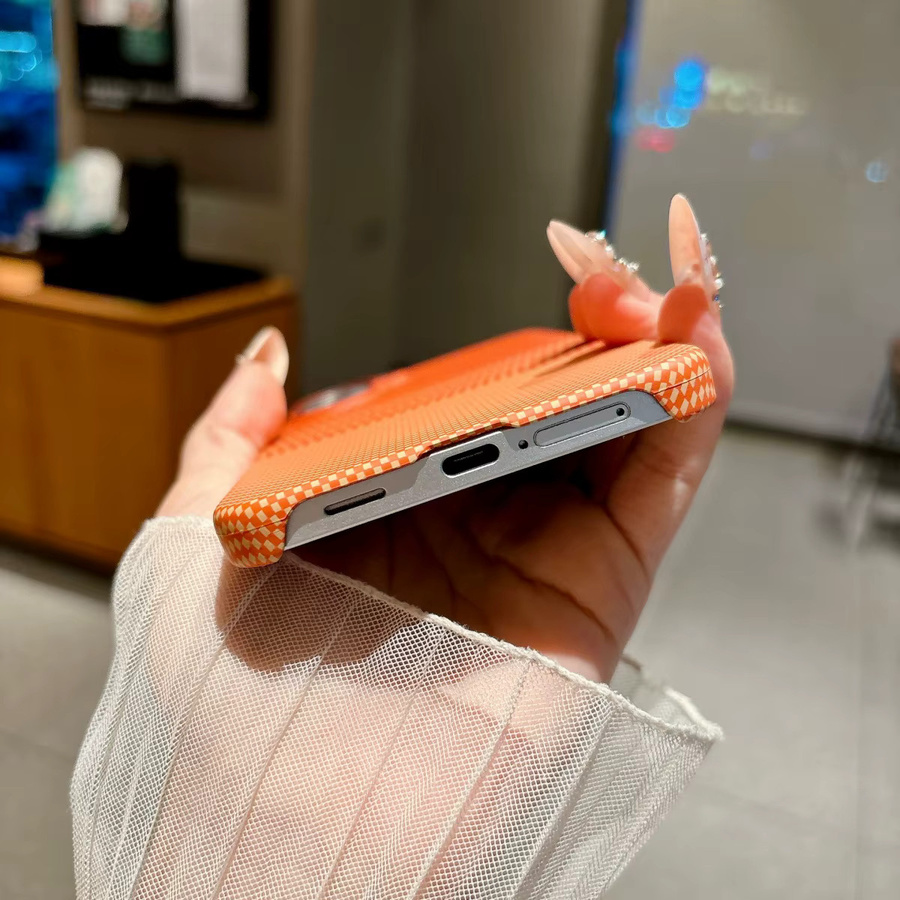 Slim Carbon-Faser Schutzhülle mit integriertem Magnet für Samsung Galaxy S26 S25 S24 FE S23 S22 Ultra Plus A57 A17 A56 A16 A55 in Blau - Bild 2