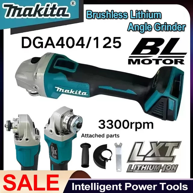Makita DGA404 bürstenloser Akku-Winkelschleifer mit 125 mm Scheibendurchmesser - Bild 1