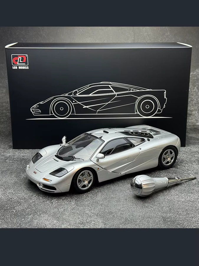 McLaren F1 XP5 Silber, Automodell, 1:18, Metall - Bild 5