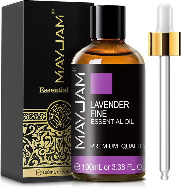 MAYJAM Ätherische Öle, 100 ml, May Chang Lavendel Teebaum Nelke Kurkuma Kiefernnadeln - Bild 1