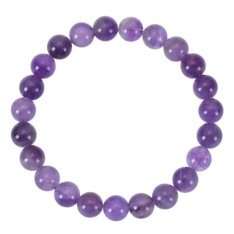 Armband Naturstein Perlen, Apatit, Amethyst, Karneol, Tigerauge, Unisex - Bild 3